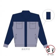 全工藝滌棉內包邊工作服定制